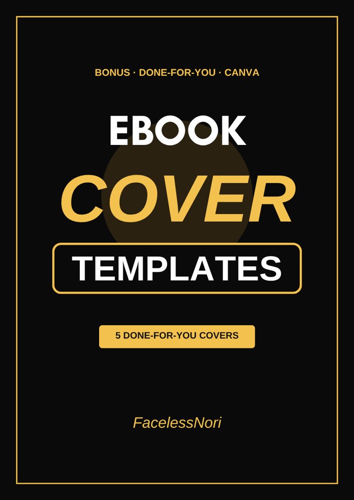 Ebook cover templates