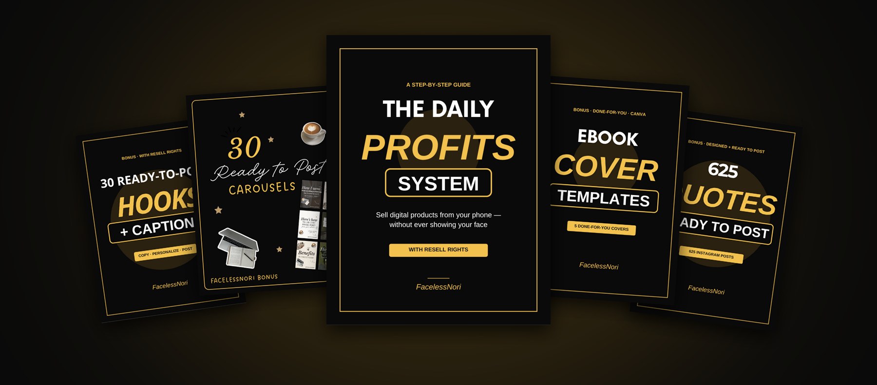 The Daily Profits System guide on a tablet, laptop and phone
